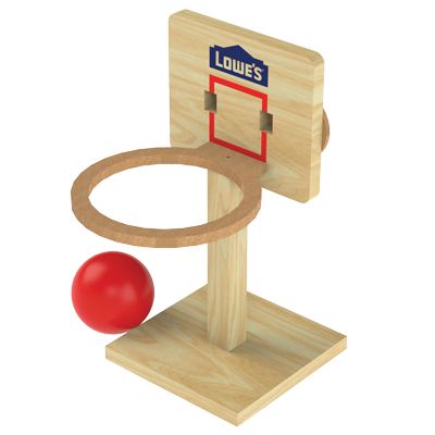 Basketball Project - Lowes Kids DIY